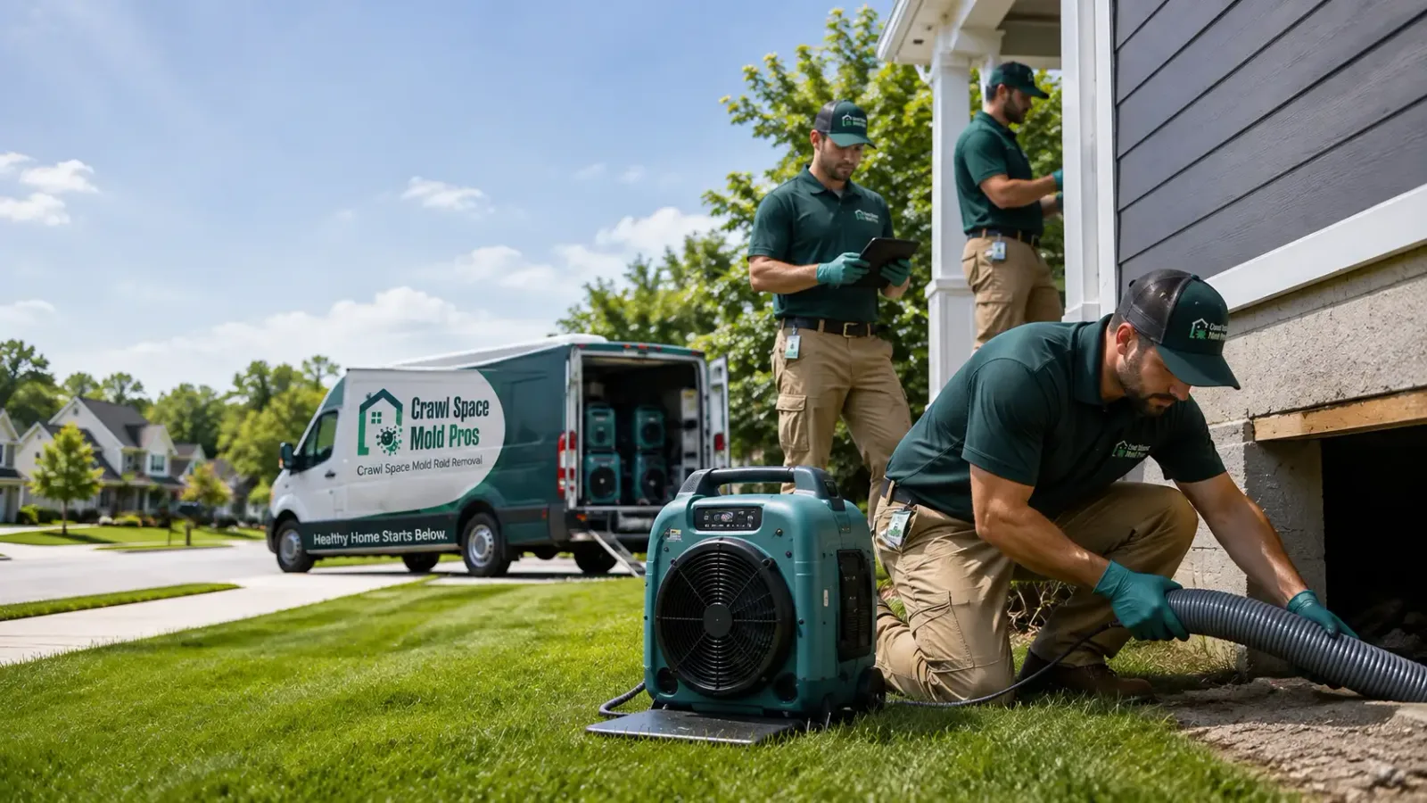Crawl Space Mold Removal in Elm Grove, WI